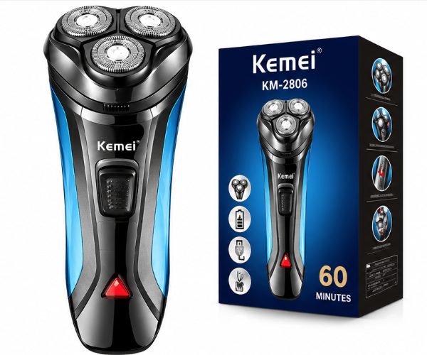 Aparat de Ras electric reincarcabil Kemei KM 2806 USB